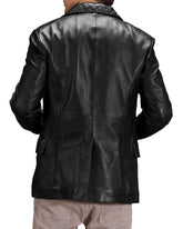 Men Genuine Leather Blazer Sport Coat 28